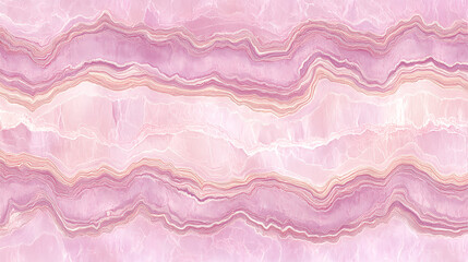 Poster - Abstract watercolor art digital creation pink and white waves modern aesthetic high-resolution design