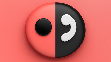 Poster - Dynamic communication icon concept digital space graphic design minimalist style creative perspective