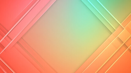 Poster - vibrant abstract background featuring colorful diagonal lines in shades of red, orange, and green, creating dynamic and modern visual effect