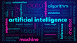 © mariyavs - Tagged tag cloud on artificial intelligence, background, screensaver, banner, word texture, word pattern
