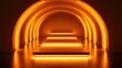 © pinporn manosri - Glowing orange light background with radial gradients, adding a warm and dramatic ambiance. No text, no people.