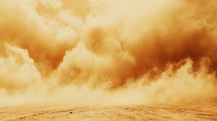 Poster - Muted orange background with a soft noise texture, perfect for vintage-style compositions. No text, no people.