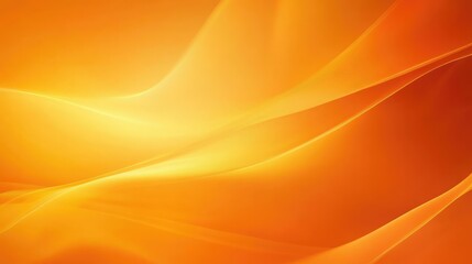 Poster - Smooth orange gradient with a soft glow, providing an elegant and modern background for advertising and branding. No text, no people.