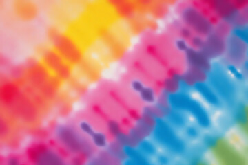 Poster - colorful tie dye pattern hand dyed on cotton fabric abstract texture background.
