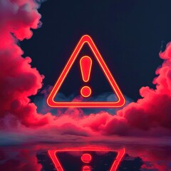 Poster - Red triangle with an exclamation point in the middle