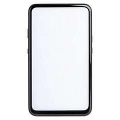 Poster - Foldable smartphone half open position, IT Gadget, isolated on transparent background