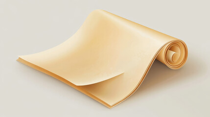 Poster - Curled paper corners set on transparent background. Vector realistic illustration of folded or peeled sticker sheet, turned book, magazine or brochure page, rolled frame design, bent border effect