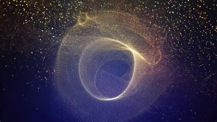 Fototapete - A captivating journey through swirling cosmic patterns and bright colors unfolds in this visual experience. Dynamic movements create a sense of wonder and exploration.