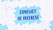 © Алла Морозова - Jigsaw puzzle with the word conflict of interest