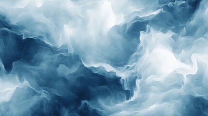 Poster - light and shadow, with soft gradients of light gray and deep blue, giving the design a dramatic and sophisticated feel. The pattern flows from light to dark seamlessly