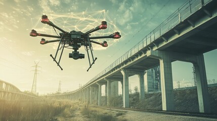 Poster - ai, performing inspections of infrastructure like bridges and power lines, using machine vision to d