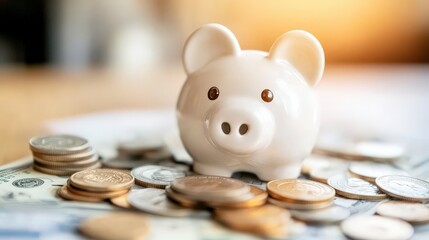 Poster - An individual attending a personal finance workshop, learning how to budget effectively, save for retirement, and manage credit to achieve financial goals.