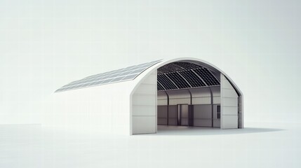 Poster - modern architectural marvel: a contemporary structure blends innovative design with a commitment to 