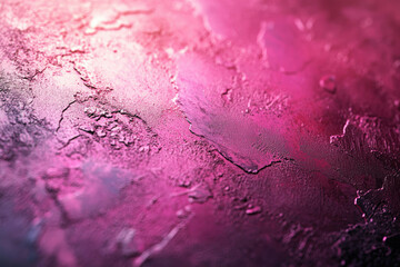 Poster - Close-up of a textured surface with a gradient of deep pink and purple hues.
