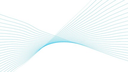 Wall Mural - Curve line wave animation.