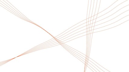 Wall Mural - Curve line wave animation.