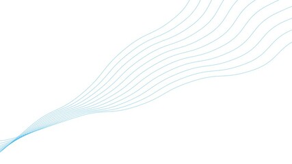 Wall Mural - Curve line wave animation.