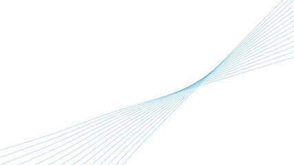 Wall Mural - Curve line wave animation.