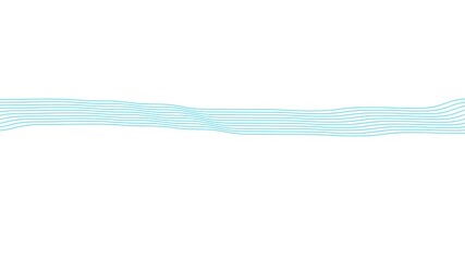 Wall Mural - Curve line wave animation.