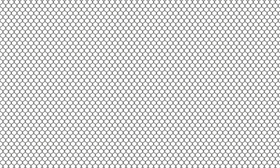 Black metal mesh seamless pattern vector illustration. Metal grid pattern. Steel wire mesh fence pattern silhouette. Metal grid with rhombus shape silhouette. Mesh shaped iron fence background