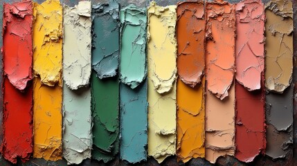 an array of vibrant and textured colors, perfect for artistic backgrounds