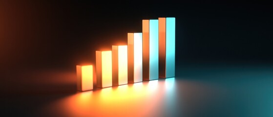 Poster - Colorful bar graph representing growth in data analysis