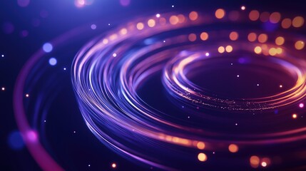 Poster - Vibrant Digital Visualization of Particle Acceleration in Abstract Space