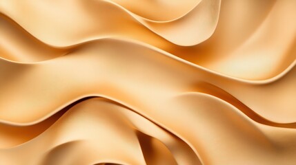 Wall Mural - This gold metal texture features smooth waves and shines with a soft reflective quality. The warm tones and flowing lines create a sophisticated atmosphere perfect for backgrounds or artwork