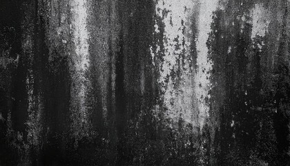 Aufkleber - dark abstract grunge texture with rough black and white streaks, weathered distressed surface ideal for background and design

