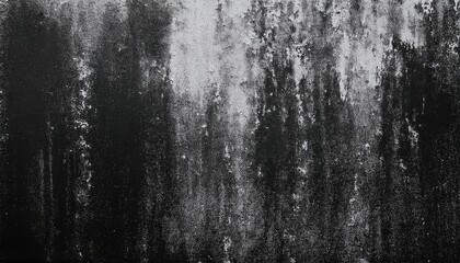 Wall Mural - dark abstract grunge texture with rough black and white streaks, weathered distressed surface ideal for background and design

