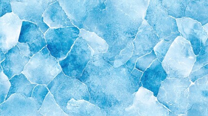Poster - Light Blue Ice Texture with Cracked Patterns Suitable for Backgrounds, Overlays, and Creative Designs in Various Projects