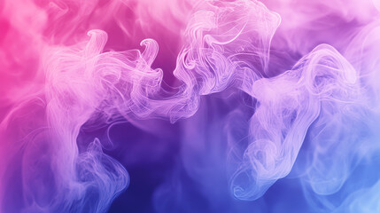 Poster - Abstract template vertical banner with transparent smoke