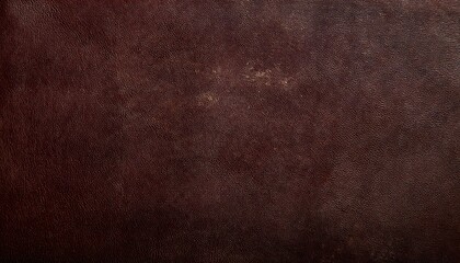 Poster - close-up of aged brown leather texture with subtle creases and fine grain pattern, perfect for background and vintage design

