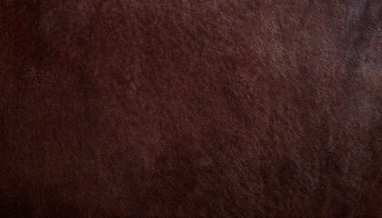 Poster - close-up of aged brown leather texture with subtle creases and fine grain pattern, perfect for background and vintage design

