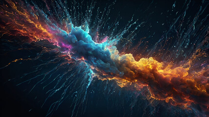 abstract blue background