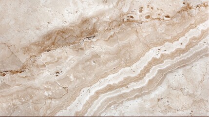Poster - Elegant Beige Marble with Subtle Veins and Natural Textures Ideal for Luxury Interiors, Flooring, and Decorative Accents in Residential or Commercial Spaces