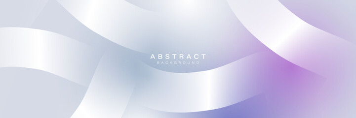 Poster - Soft Gradient Abstract Background in Blue and Purple