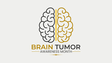 Brain Tumor Awareness Month Banner – Support Brain Cancer Awareness