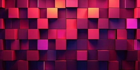 Aufkleber - A wall made of red blocks