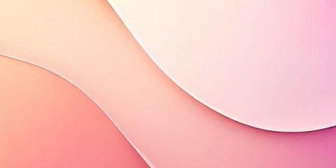 Poster - A pink background with a white line