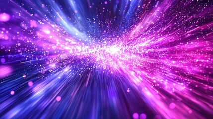 Poster - Stunning purple and blue background blending seamlessly to create a serene and calming atmosphere