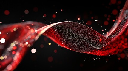 Poster - A dark backdrop filled with interconnected dots and lines forms a complex network, set against an abstract polygonal space with a 3D rendered big data digital background
