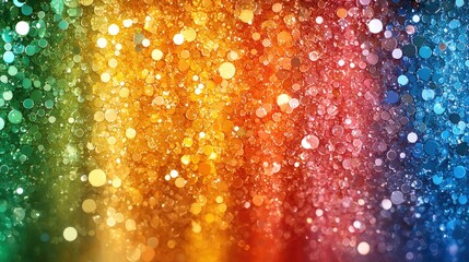 Poster - Stunning rainbow colored background with a blend of colors creating an inspiring visual display