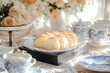 © jhx studio - Elegant tea with soft rolls and floral arrangement