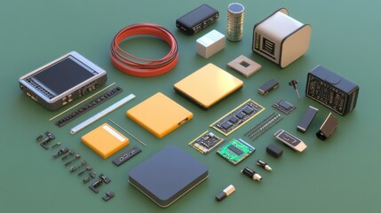 Poster - A collection of smart electronic wearables with embedded microprocessors and sensors