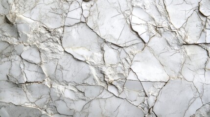 Aufkleber - The close-up view captures the intricate details of an aged white surface, showcasing deep cracks that tell a story of time and change. Various textures create a captivating visual narrative
