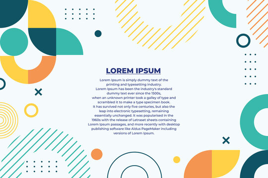 Modern geometric Flat abstract background EPS 10
