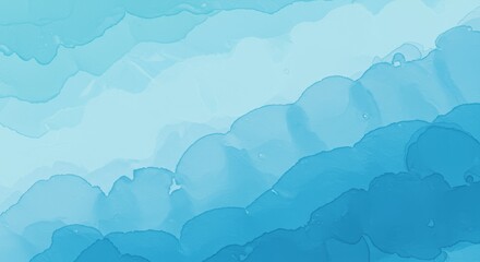 Wall Mural - Abstract Background with Soft Blue Gradient Hues Perfect for Website Design and Banners Using Soft Colors in A Beautiful Artistic Style With Flowing Organic Patterns and Creative Visuals For Use in
