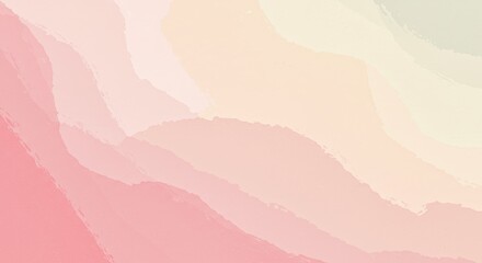 Wall Mural - Soft Pastel Pink Peach Beige Cream Abstract Background Perfect for Website Banner Design and Branding Projects With Smooth Texture And Gradient Colors Which Is Calm And Serene For Modern Design