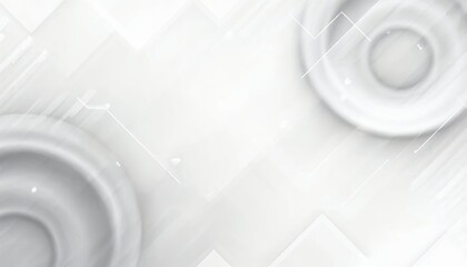 Wall Mural - Stylish Abstract Background Perfect For Presentations Using Geometric Shapes with Subtle Circular and Diagonal Patterns and Neutral Grayscale Tones, Ideal for Modern Backdrops, and Digital Graphics
